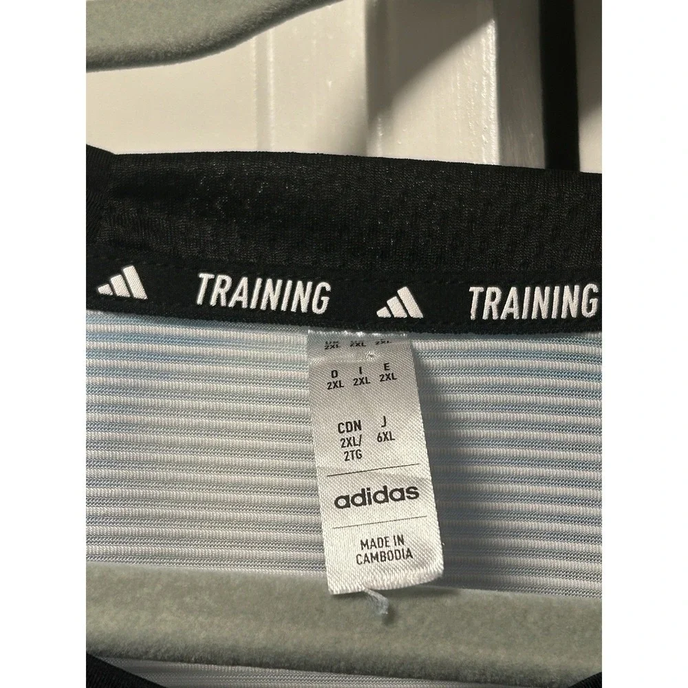 ADIDAS DESIGNED 4 TRAINING HEAT.READY AOP PERFORMANCE SHIRT SIZE 2XL